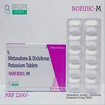Diclofenac And Metaxalone Tablet