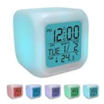  Hauz Color-Changing Digital Alarm Clock