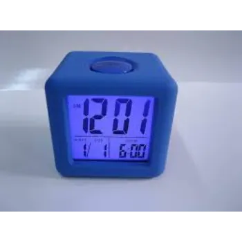  Equity by La Crosse Soft Cube LCD Alarm Clock