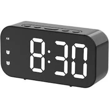  Equity by La Crosse Soft Cube LCD Table Clock