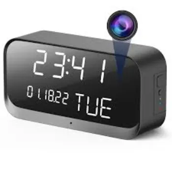  1080p Wifi Smart Mini Clock Camera Wireless 