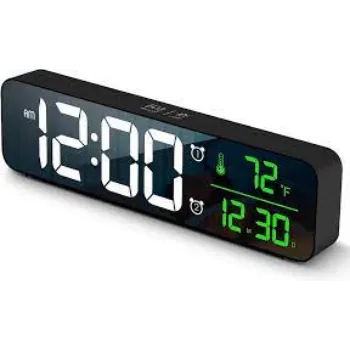  Digital Clock Digital Clock Large Display LED Digital Alarm Clock for Living Room