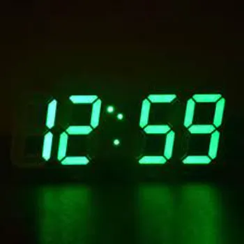LED Digital Night Wall Clock