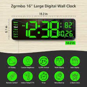  HOMVILLA Digital Wall Clock 