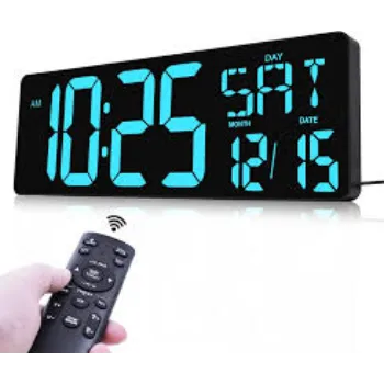 Large Digital Wall Clock