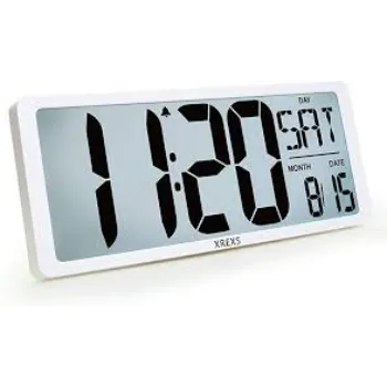 .Xrexs Large Digital Wall Clock With Backlight