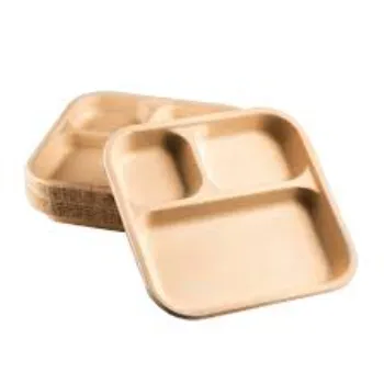 Sustainable Disposable Compartment Plate