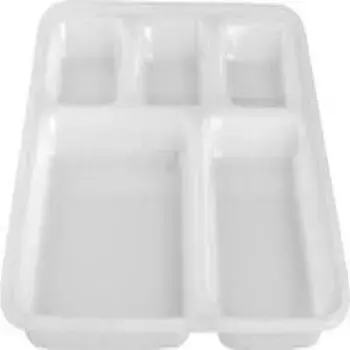 Rectangular Disposable Compartment Plate