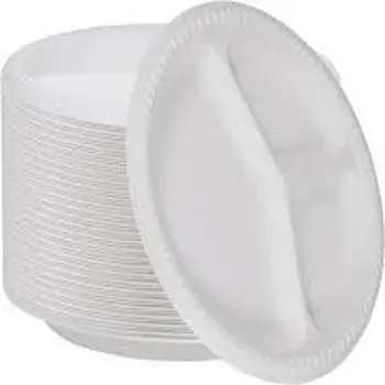 Durable Disposable Compartment Plate