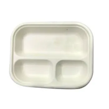 New Recycled Disposable Compartment Plate