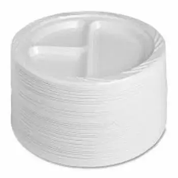 Quality Fine Finish Disposable Compartment Plate