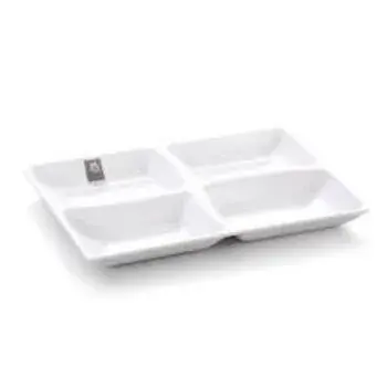 Fine Finish Disposable Compartment Plate