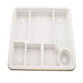  Rust Proof Disposable Compartment Plate