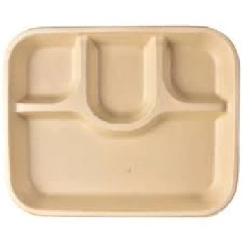 Light Weight Disposable Compartment Plate