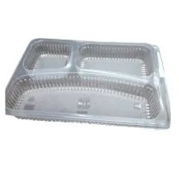 Fine Finish Disposable Compartment Plate