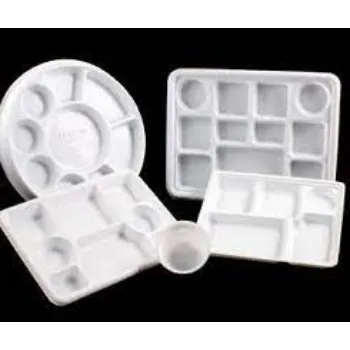 Solid Bagasse Disposable Compartment Plate