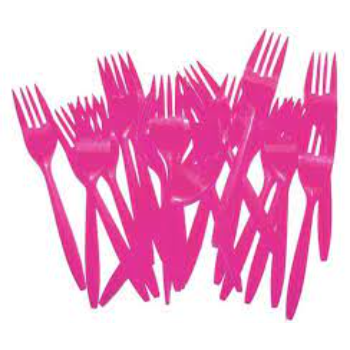 Color Coated Disposable Fork