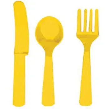 Standard Disposable Plastic Cutlery