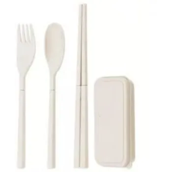 Solid White Plastic Cutlery