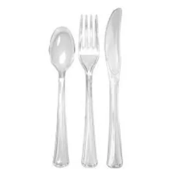 Plain Disposable Plastic Cutlery