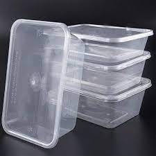 Coated Disposable Plastic Food Contain