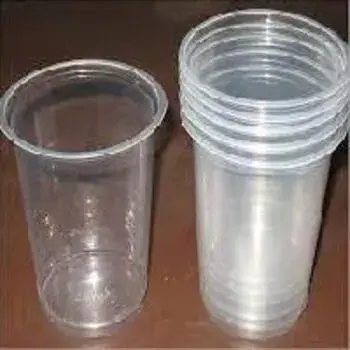 Rachana Kraft Round Plain Disposable Plastic Glass