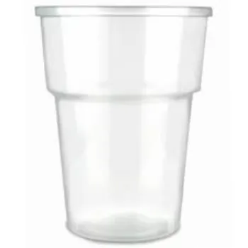 Solid Disposable Plastic Glass
