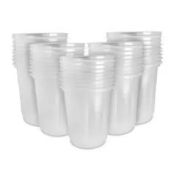 Fine Finish Disposable Plastic Glass