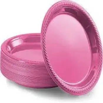 Multicolor Disposable Plastic Plate