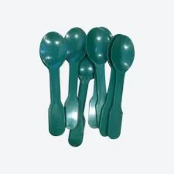 Dark Green Small Disposable Spoon