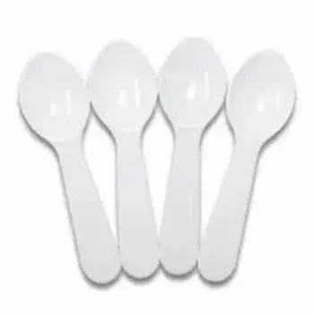 Disposable Plain White Spoon