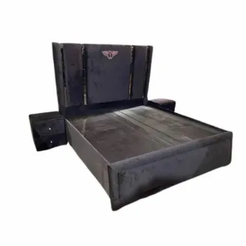 Polished Double Cot Bed