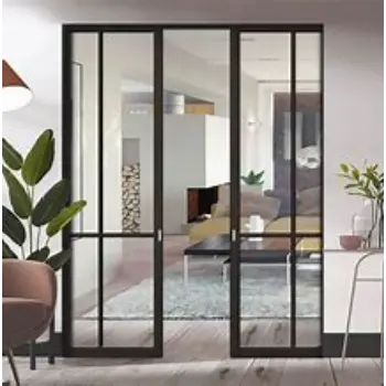 Polished Double Glass Door