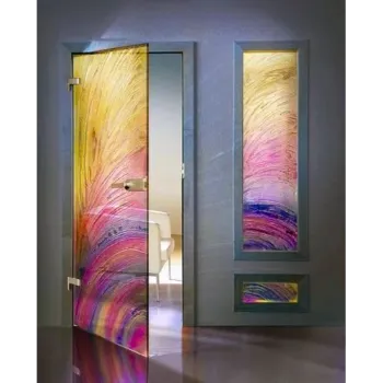 Polished Double Glass Door