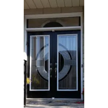 Stairway Double Glass Door