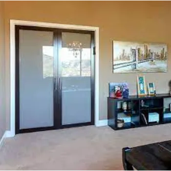 Polished Double Glass Door