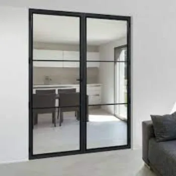 Plain Double Glass Door