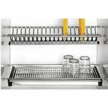 Silver Draining Rack