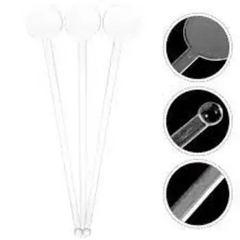 White Drink Stirrer