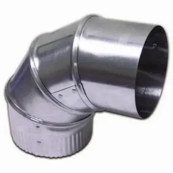 Polished Duct Elbow