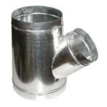 Duct Fittings Silver Color 
