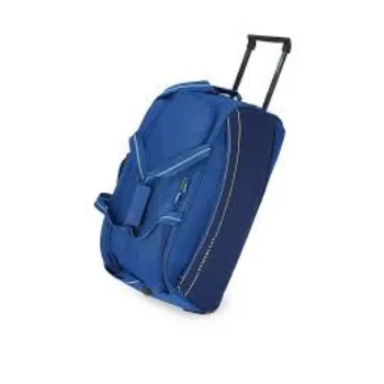 Blue Duffle Trolley Bag