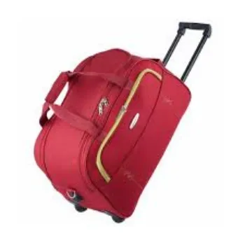 Red Duffle Trolley Bag