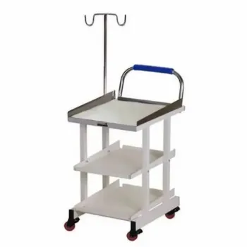 Coated ECG Machine Trolley