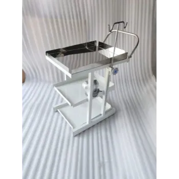 Polished ECG Machine Trolley