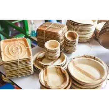 Gold Leaf Papers Eco Palm Leaf Plate