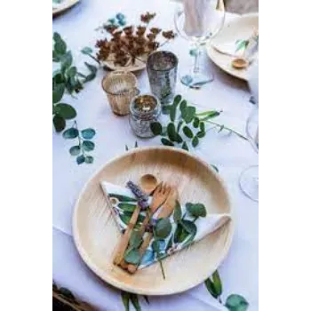Solid Eco Palm Leaf Plate
