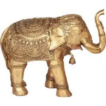  Golden Elephant Statue