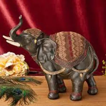  Black Elephant Statue