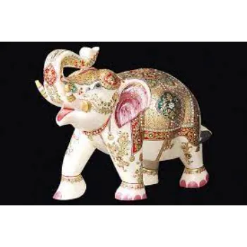 Marble Elephant Statue